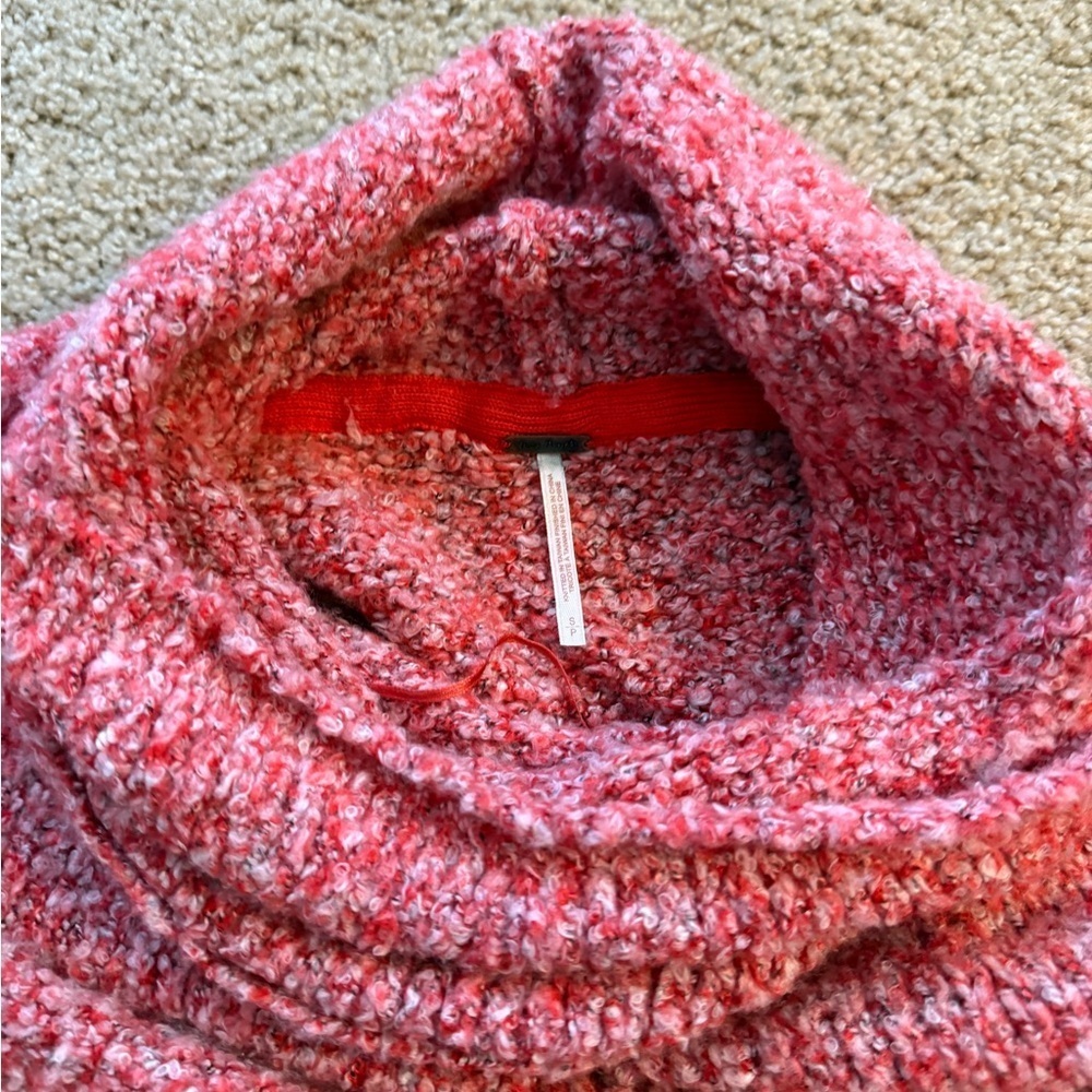 Free People Pink Cowl Neck Sweater - Picture 4 of 7